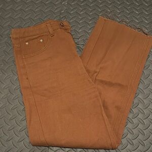 SHEIN Brown Boot Cut Pants